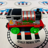 Silver Metallic Flame Percy (2020) Good Condition Used - Push Along Trackmaster