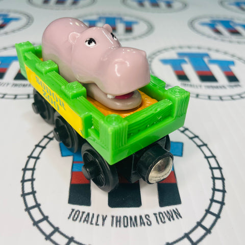 Hippo Car Green (Learning Curve) Good Condition Wooden - Used