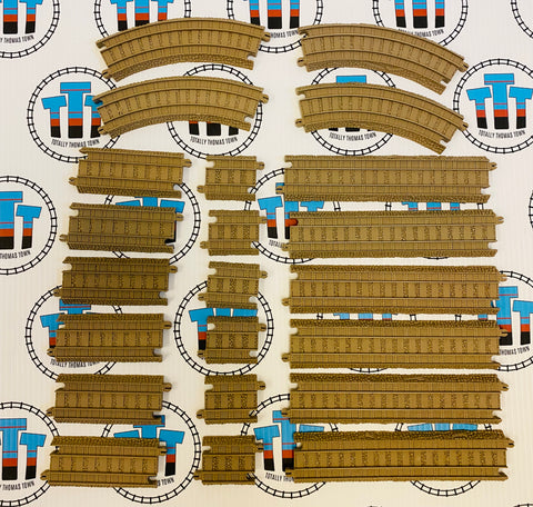 Straight and Curved Track Pack Used - Trackmaster