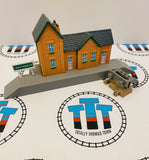 Thomas at the Station Set Used Missing Buffer Sign - Trackmaster