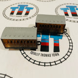 Metallic Clear Glitter Annie & Clarabel Missing Name Stickers Pull Along Capsule Plarail - Used