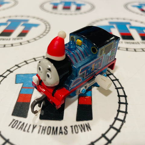 Clear Glitter Santa Thomas Wind Up Capsule Plarail - Used