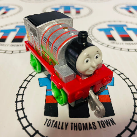 Silver Metallic Flame Percy (2020) Good Condition Used - Push Along Trackmaster