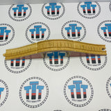 3 Piece Red Brick Bridge Clickity Clack Track Wooden - Used