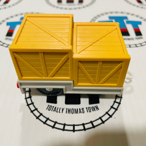 Yellow Box Car Used - TOMY