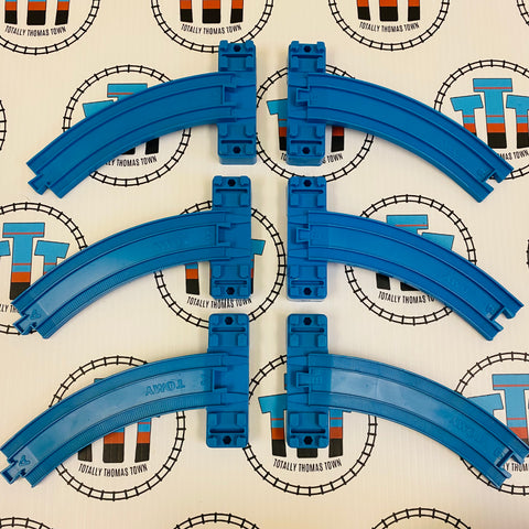 Ascending Curve Pack 6 Pieces Used - TOMY