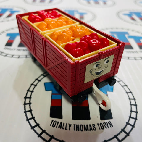 Troublesome Truck Red with Fruit Cargo (2002) Used - TOMY